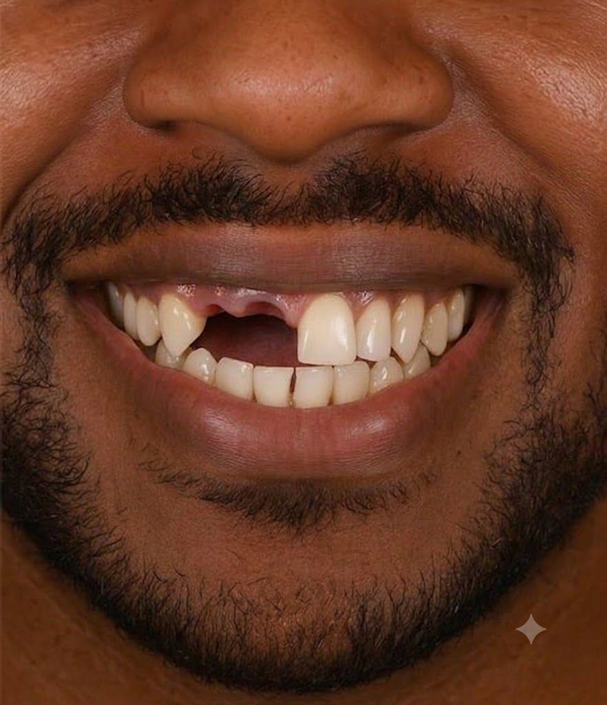 Dental Implants - before