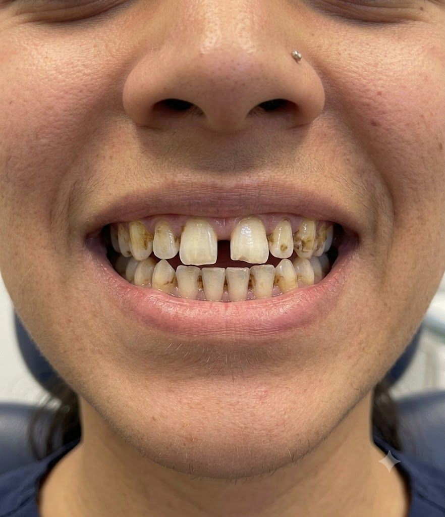 Veneers - before